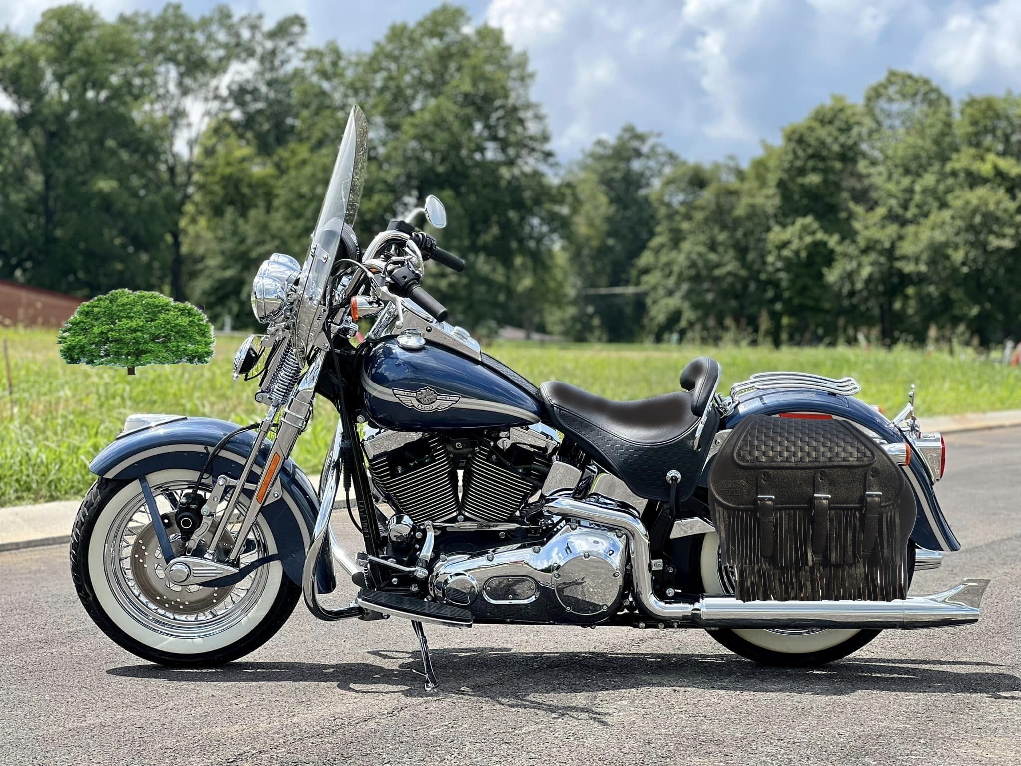 Harley-Davidson フリンジ レザーベストsize L Harley Davidsonレザー ベスト L - メルカリ