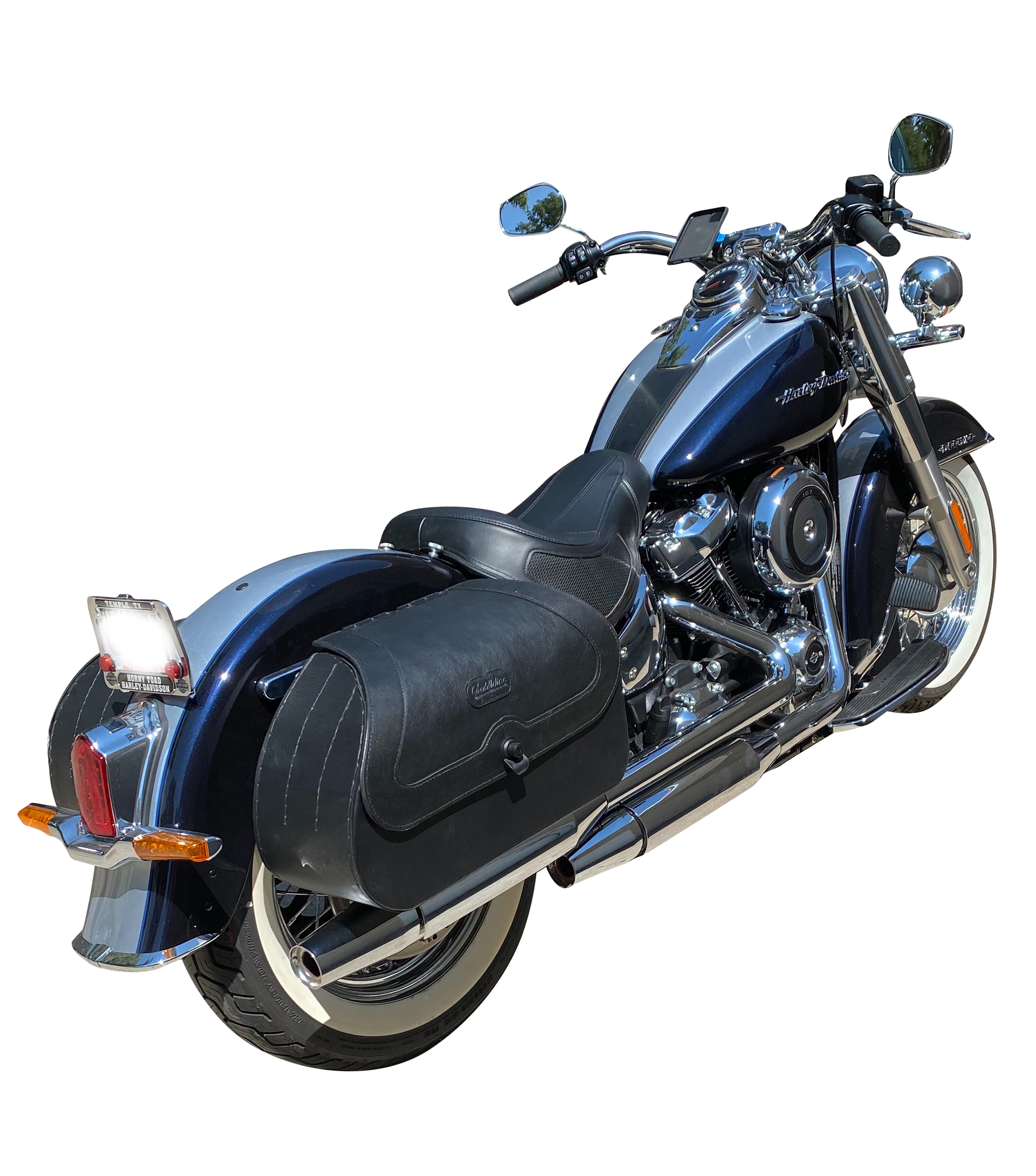 harley davidson softail deluxe saddlebolsas